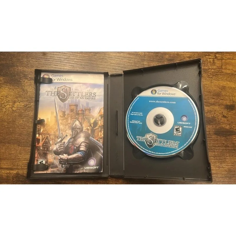 The Settlers Rise of an Empire PC DVD Ubisoft Windows XP Vista Strategy Game